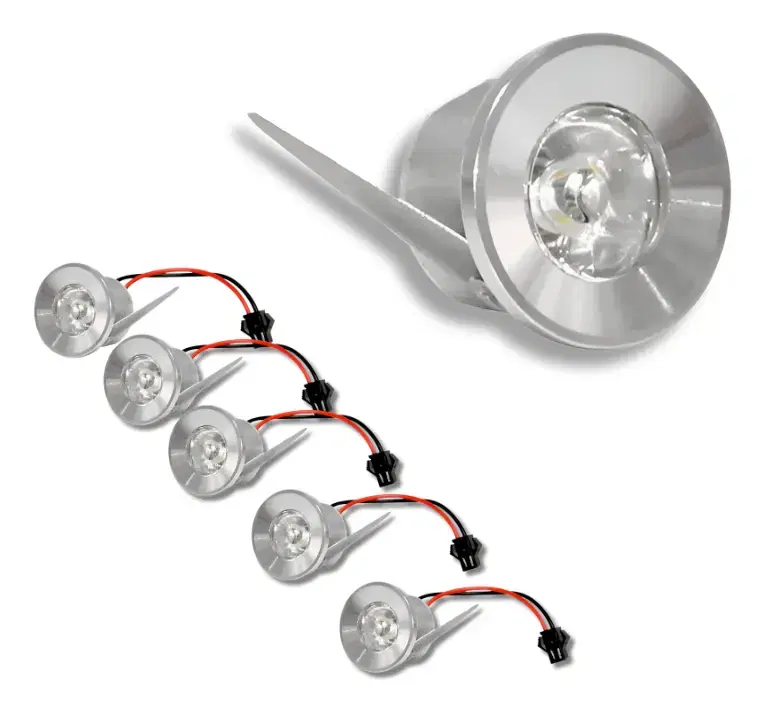 Mini Bala 1.5w Ojo De Buey - Nicho Luz Fria X6 Und